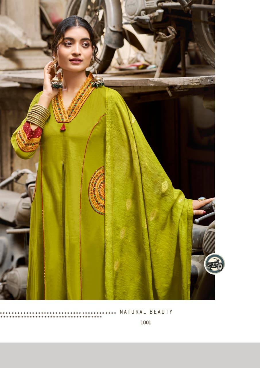 KASHMIRA by KARISSA 1001 To 1006 Series Beautiful Fancy Stylish Colourful casual wear Premium heavy Bombay cotton Stitched dresses At Wholesale Price